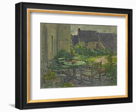 Courtyard Drinks, Champfreau-Susan Ryder-Framed Giclee Print