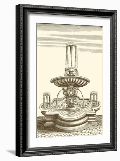 Courtyard Fountain V-Vision Studio-Framed Art Print