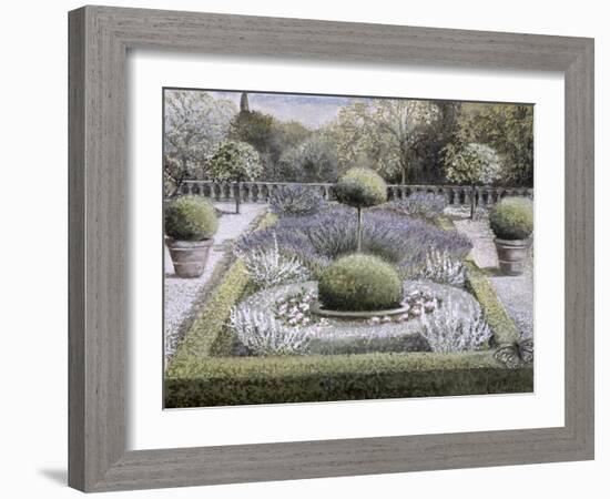 Courtyard Garden, 2002-Ariel Luke-Framed Giclee Print