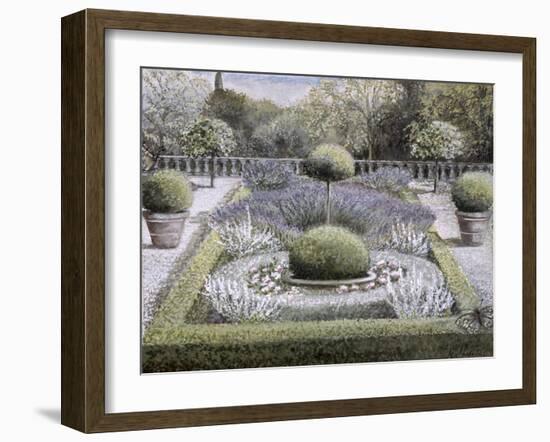 Courtyard Garden, 2002-Ariel Luke-Framed Giclee Print