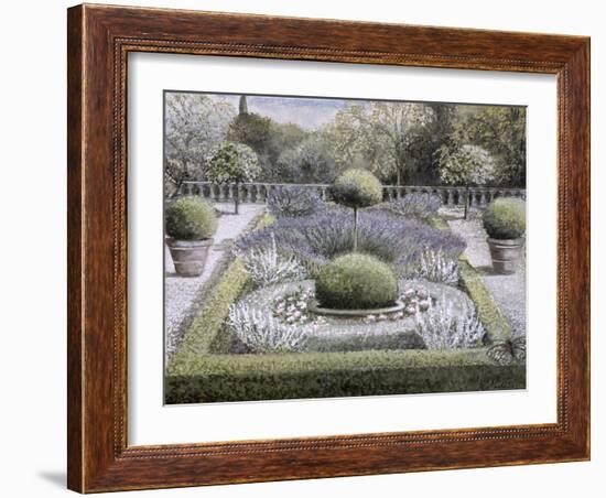 Courtyard Garden, 2002-Ariel Luke-Framed Giclee Print