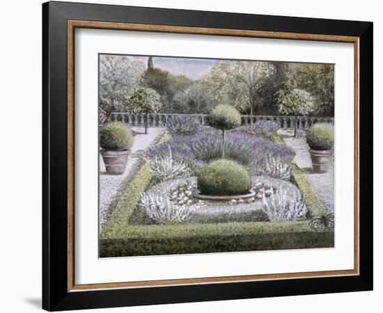 Courtyard Garden, 2002-Ariel Luke-Framed Giclee Print