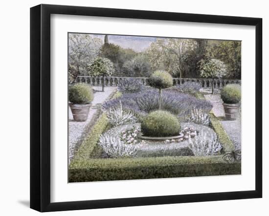 Courtyard Garden, 2002-Ariel Luke-Framed Giclee Print