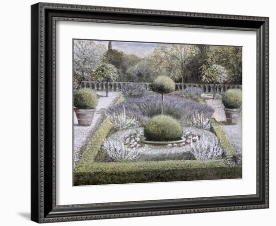 Courtyard Garden, 2002-Ariel Luke-Framed Giclee Print