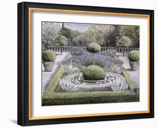 Courtyard Garden, 2002-Ariel Luke-Framed Giclee Print