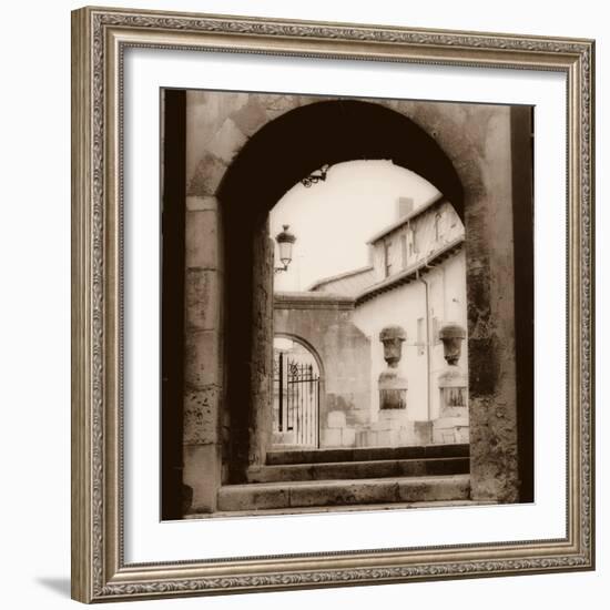 Courtyard in Burgos-Alan Blaustein-Framed Photographic Print