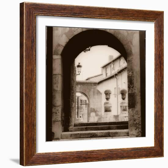 Courtyard in Burgos-Alan Blaustein-Framed Photographic Print