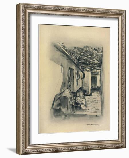 'Courtyard in Seville', 1903-Mortimer L Menpes-Framed Giclee Print