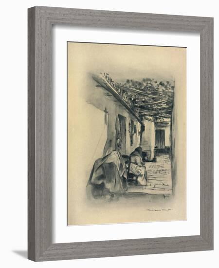 'Courtyard in Seville', 1903-Mortimer L Menpes-Framed Giclee Print