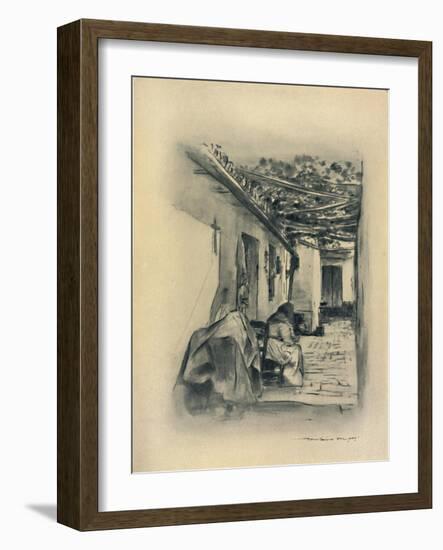 'Courtyard in Seville', 1903-Mortimer L Menpes-Framed Giclee Print