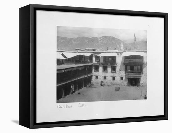 Courtyard, Lalhu, Tibet, 1903-04-John Claude White-Framed Premier Image Canvas