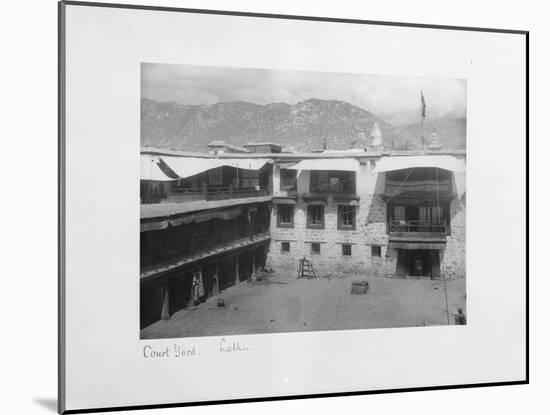 Courtyard, Lalhu, Tibet, 1903-04-John Claude White-Mounted Giclee Print