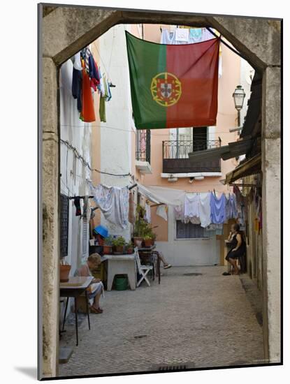 Courtyard, Lisbon, Portugal-Demetrio Carrasco-Mounted Photographic Print