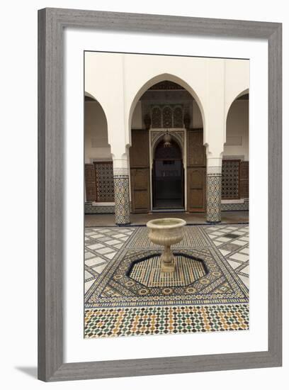 Courtyard, Museum of Marrakech, Medina, Marrakesh, Morocco, North Africa, Africa-Stephen Studd-Framed Photographic Print