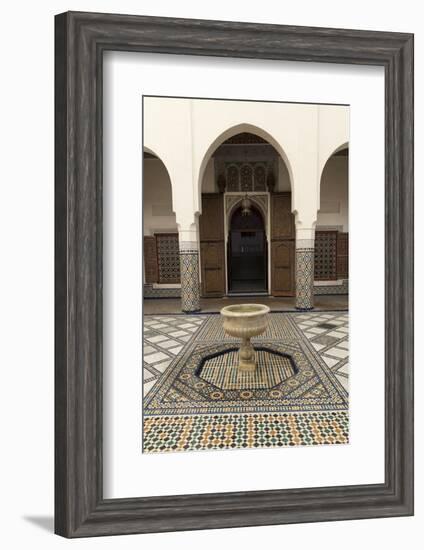 Courtyard, Museum of Marrakech, Medina, Marrakesh, Morocco, North Africa, Africa-Stephen Studd-Framed Photographic Print