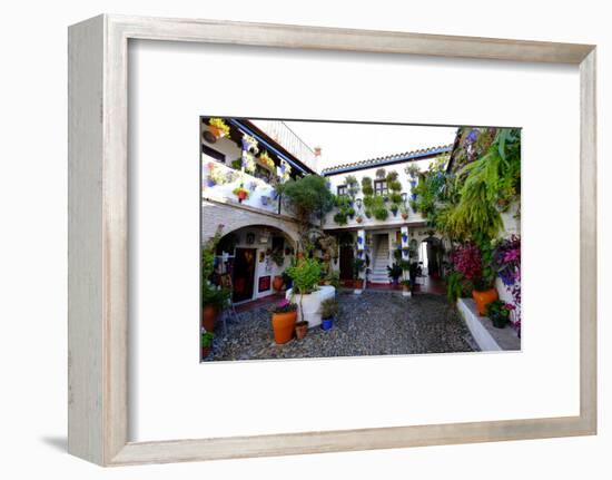 Courtyard of Casa Patio, Cordoba, Andalucia, Spain-Carlo Morucchio-Framed Photographic Print