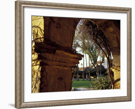 Courtyard of Mission San Juan Capistrano, California, USA-Merrill Images-Framed Photographic Print