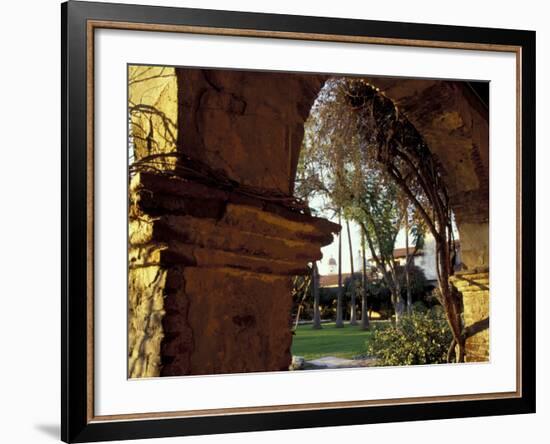 Courtyard of Mission San Juan Capistrano, California, USA-Merrill Images-Framed Photographic Print