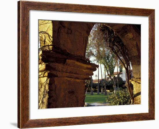 Courtyard of Mission San Juan Capistrano, California, USA-Merrill Images-Framed Photographic Print