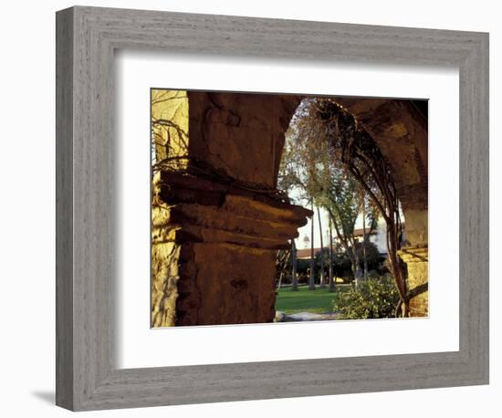 Courtyard of Mission San Juan Capistrano, California, USA-Merrill Images-Framed Photographic Print