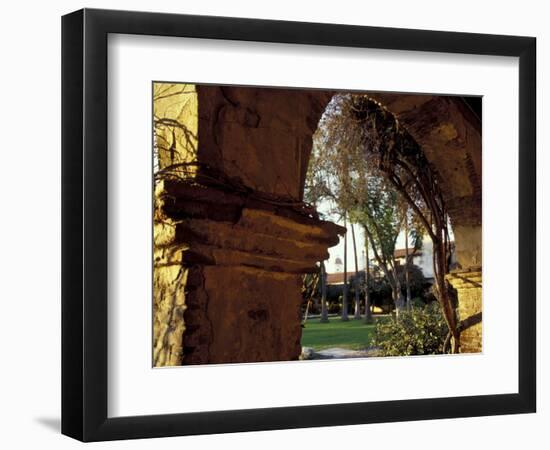 Courtyard of Mission San Juan Capistrano, California, USA-Merrill Images-Framed Photographic Print