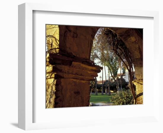 Courtyard of Mission San Juan Capistrano, California, USA-Merrill Images-Framed Photographic Print