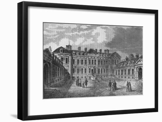 Courtyard of Montagu House, Great Russell Street, Bloomsbury, London, 1830 (1878)-Unknown-Framed Giclee Print