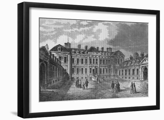 Courtyard of Montagu House, Great Russell Street, Bloomsbury, London, 1830 (1878)-Unknown-Framed Giclee Print