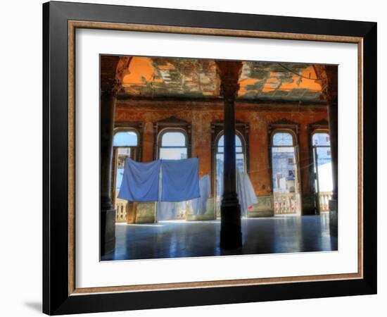 Courtyard of Old Building, Havana, Cuba, Caribbean-Nadia Isakova-Framed Photographic Print