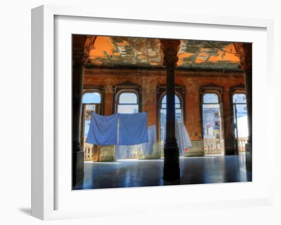 Courtyard of Old Building, Havana, Cuba, Caribbean-Nadia Isakova-Framed Photographic Print