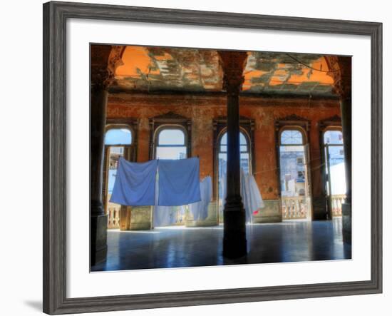 Courtyard of Old Building, Havana, Cuba, Caribbean-Nadia Isakova-Framed Photographic Print