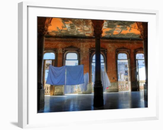 Courtyard of Old Building, Havana, Cuba, Caribbean-Nadia Isakova-Framed Photographic Print