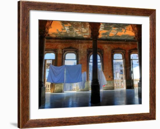 Courtyard of Old Building, Havana, Cuba, Caribbean-Nadia Isakova-Framed Photographic Print