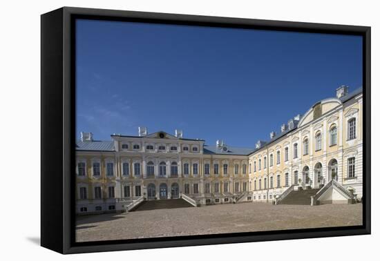 Courtyard of Rundale Palace (1736-1768)-null-Framed Premier Image Canvas