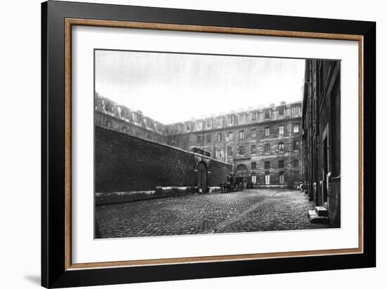 Courtyard of Saint Lazare Women's Prison, Paris, 1931-Ernest Flammarion-Framed Giclee Print