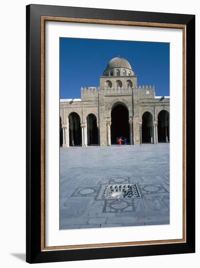 Courtyard of the Great Mosque in Kairoun, 7th Century-CM Dixon-Framed Photographic Print