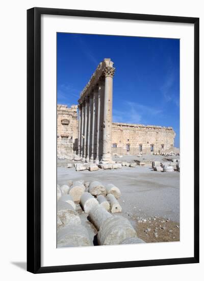 Courtyard of the Temple of Bel, Palmyra, Syria-Vivienne Sharp-Framed Photographic Print