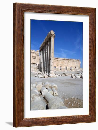 Courtyard of the Temple of Bel, Palmyra, Syria-Vivienne Sharp-Framed Photographic Print