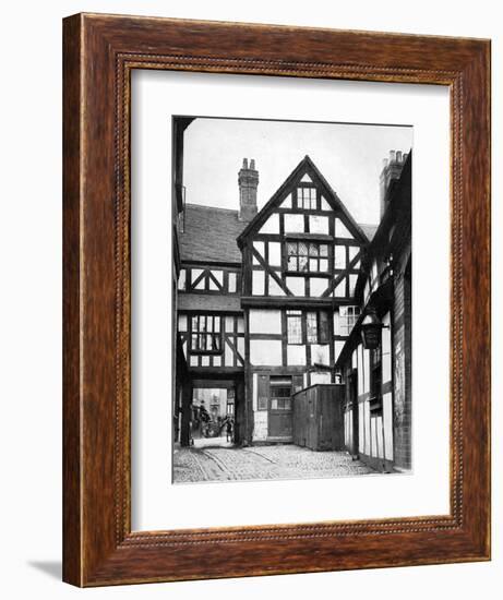 Courtyard of the Unicorn Inn, Shrewsbury, Shropshire, England, 1924-1926-Herbert Felton-Framed Giclee Print