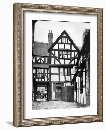 Courtyard of the Unicorn Inn, Shrewsbury, Shropshire, England, 1924-1926-Herbert Felton-Framed Giclee Print