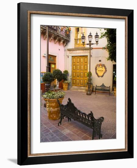 Courtyard Outside of a Coffee Shop, Guanajuato, Mexico-Julie Eggers-Framed Photographic Print