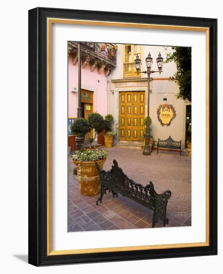 Courtyard Outside of a Coffee Shop, Guanajuato, Mexico-Julie Eggers-Framed Photographic Print