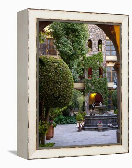 Courtyard, San Miguel De Allende, Mexico-Alice Garland-Framed Premier Image Canvas