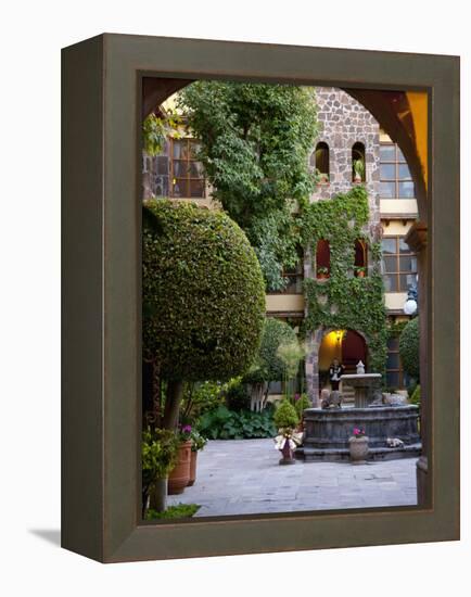 Courtyard, San Miguel De Allende, Mexico-Alice Garland-Framed Premier Image Canvas