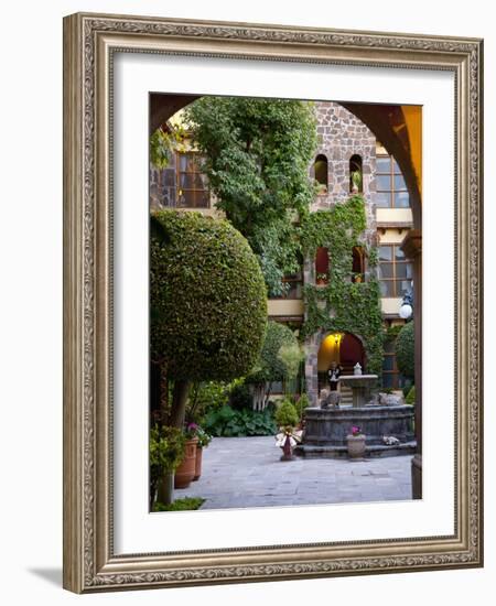 Courtyard, San Miguel De Allende, Mexico-Alice Garland-Framed Photographic Print