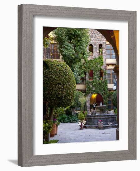 Courtyard, San Miguel De Allende, Mexico-Alice Garland-Framed Photographic Print