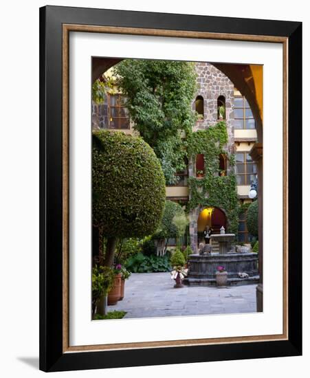 Courtyard, San Miguel De Allende, Mexico-Alice Garland-Framed Photographic Print