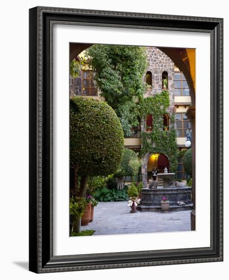 Courtyard, San Miguel De Allende, Mexico-Alice Garland-Framed Photographic Print