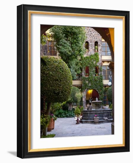 Courtyard, San Miguel De Allende, Mexico-Alice Garland-Framed Photographic Print