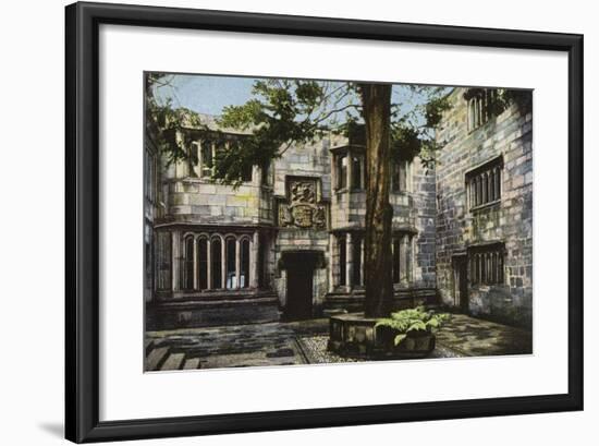 Courtyard, Skipton Castle, Yorkshire-null-Framed Photographic Print